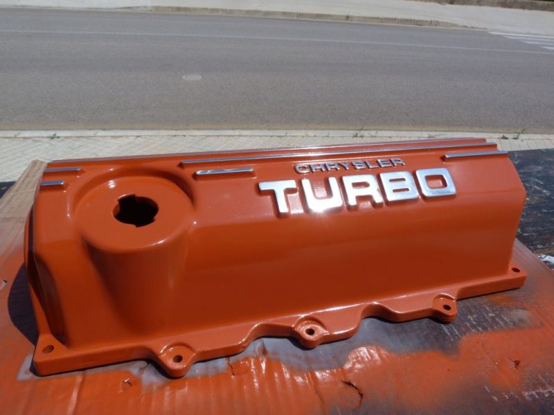 gelackt und poliert
in Chrysler-Hemi-orange
